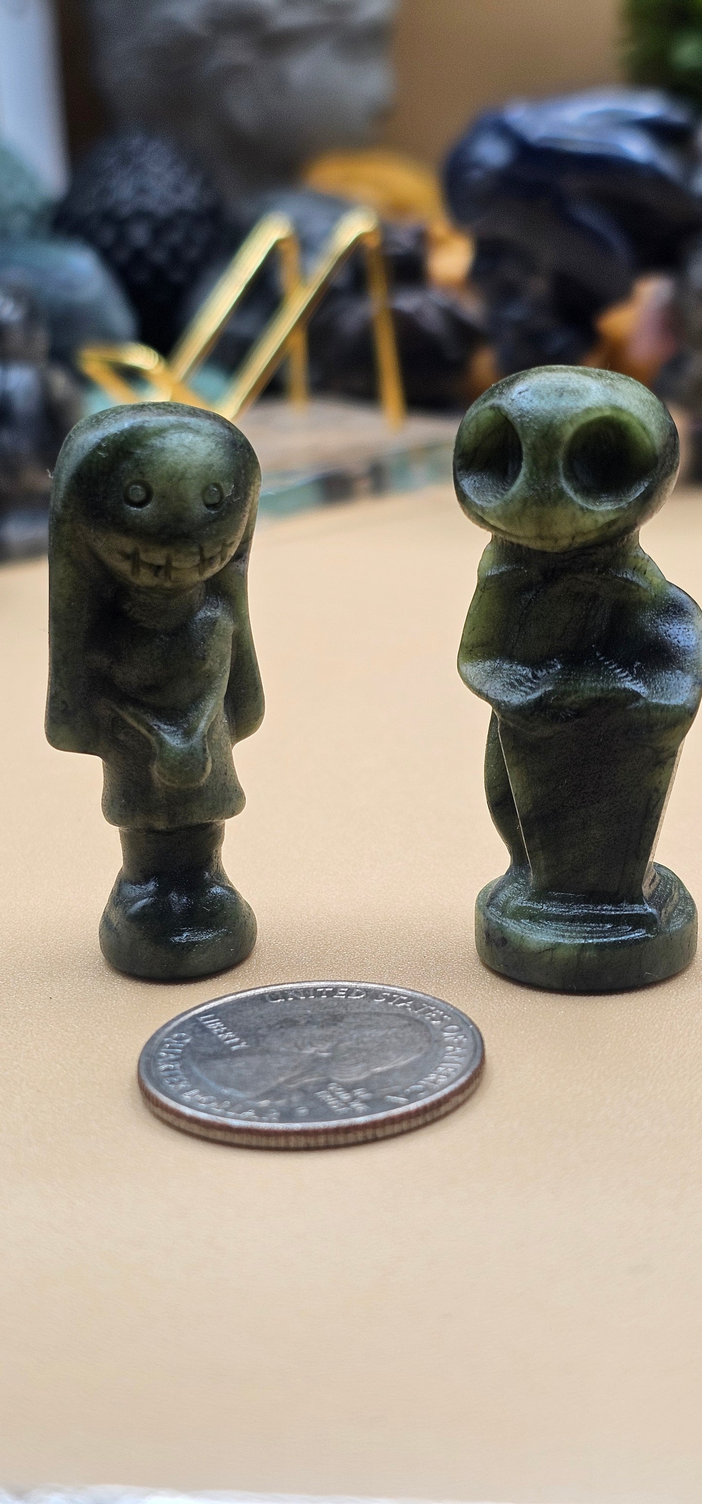 Jack & Sally Skelington Pair