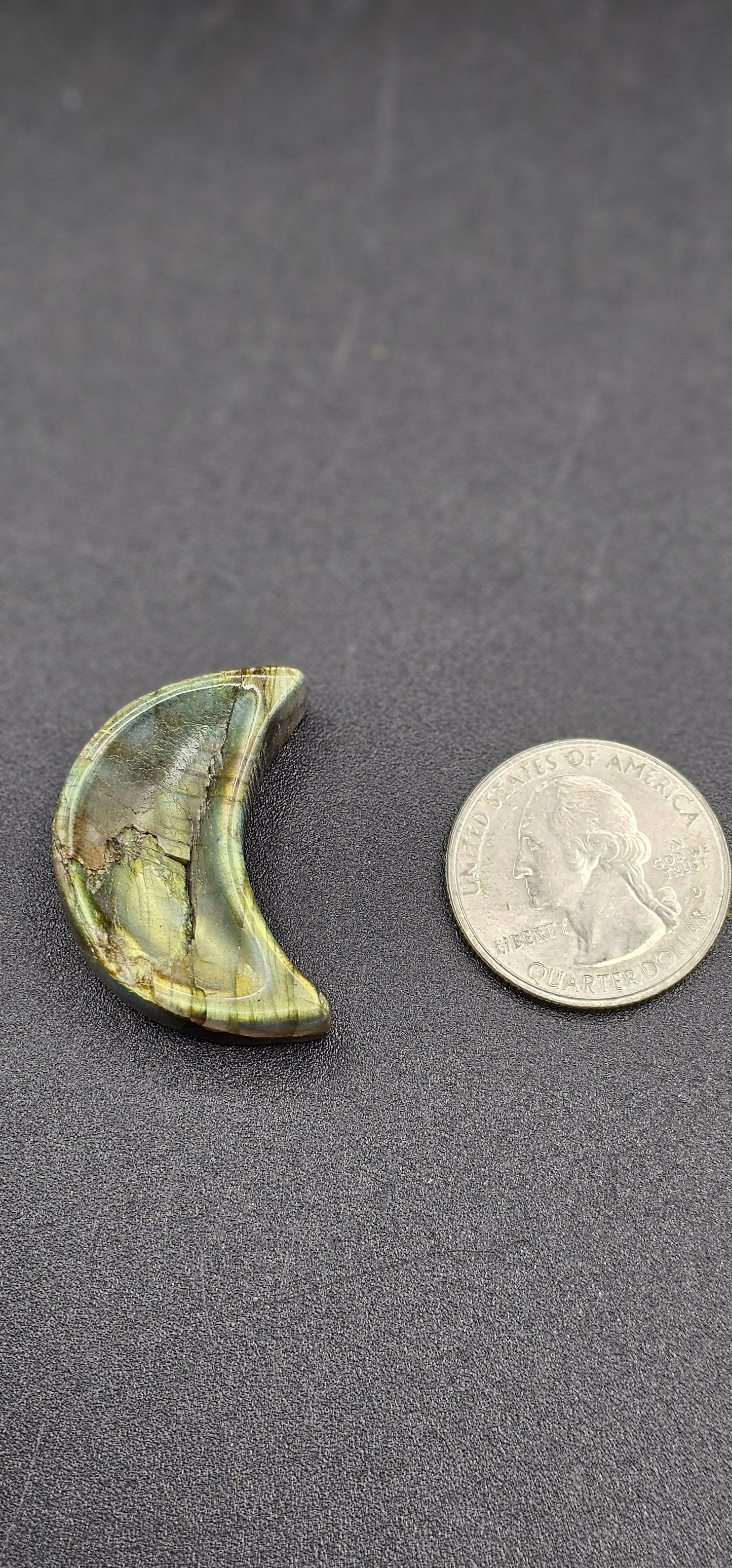 Mini Labradorite Moon Bowl