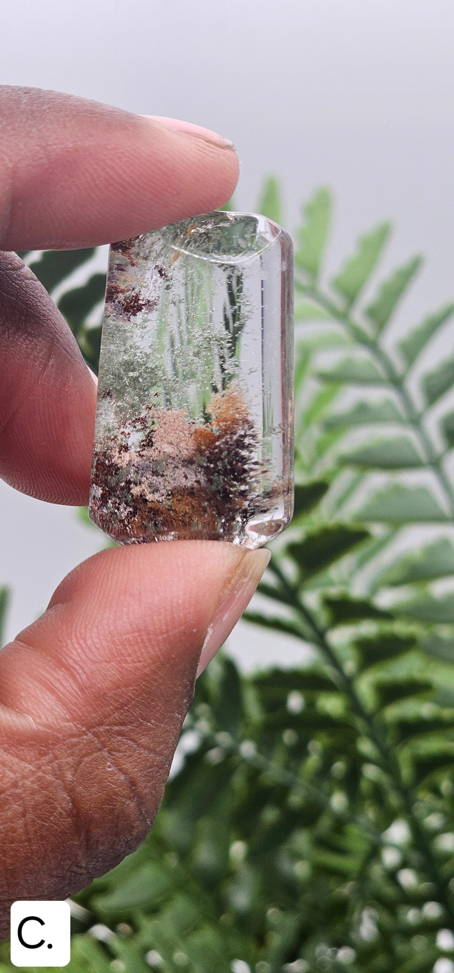 HQ Garden Quartz Cabachon