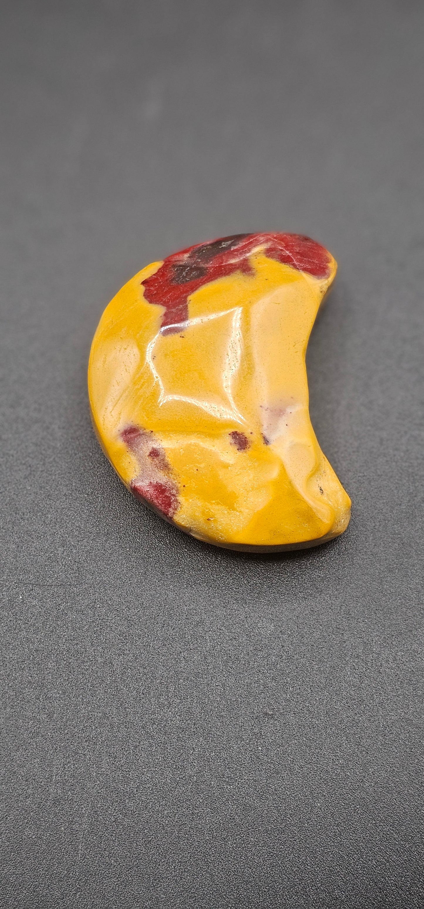 Hand Carved Mookaite Moon