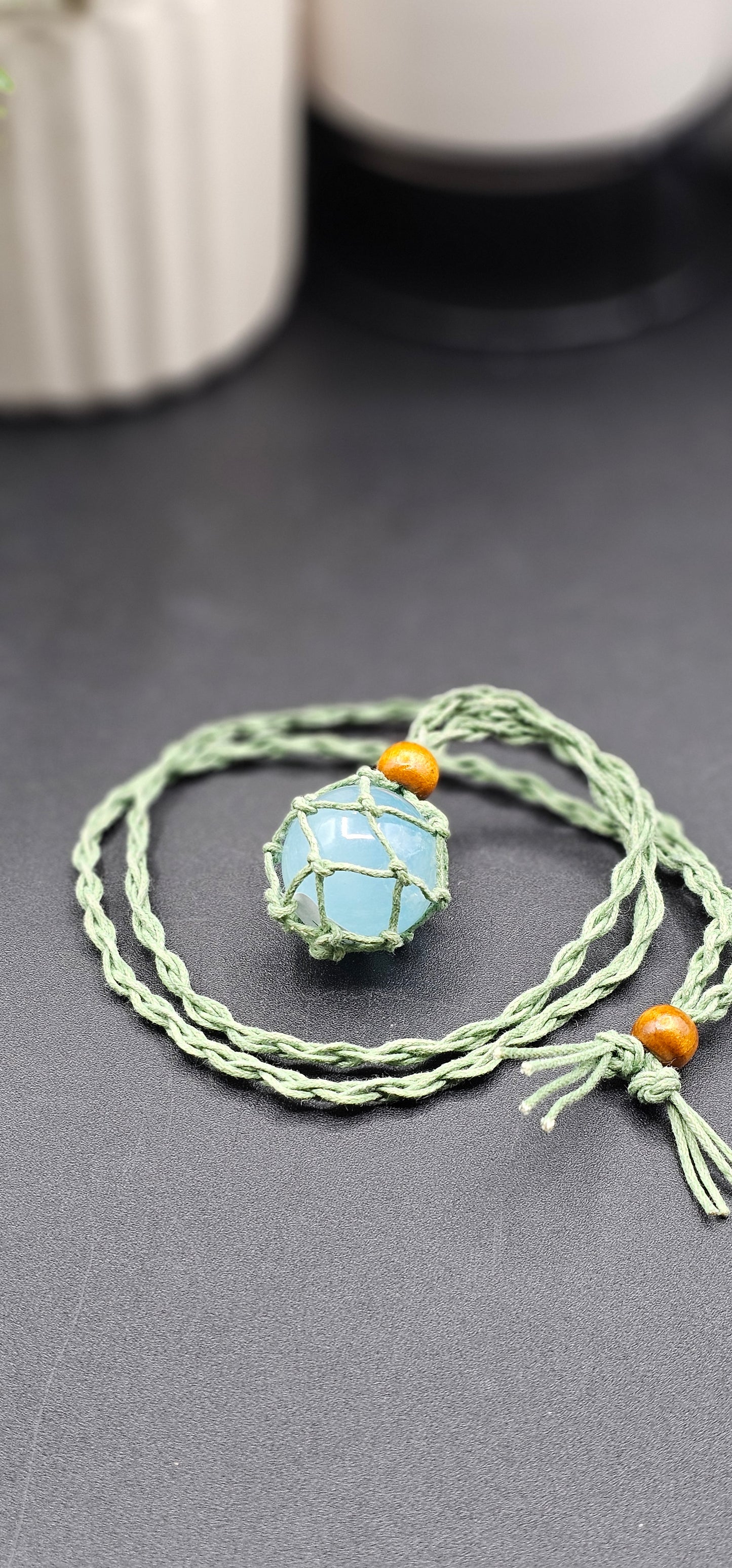 Boho Style Crystal Necklace Holder