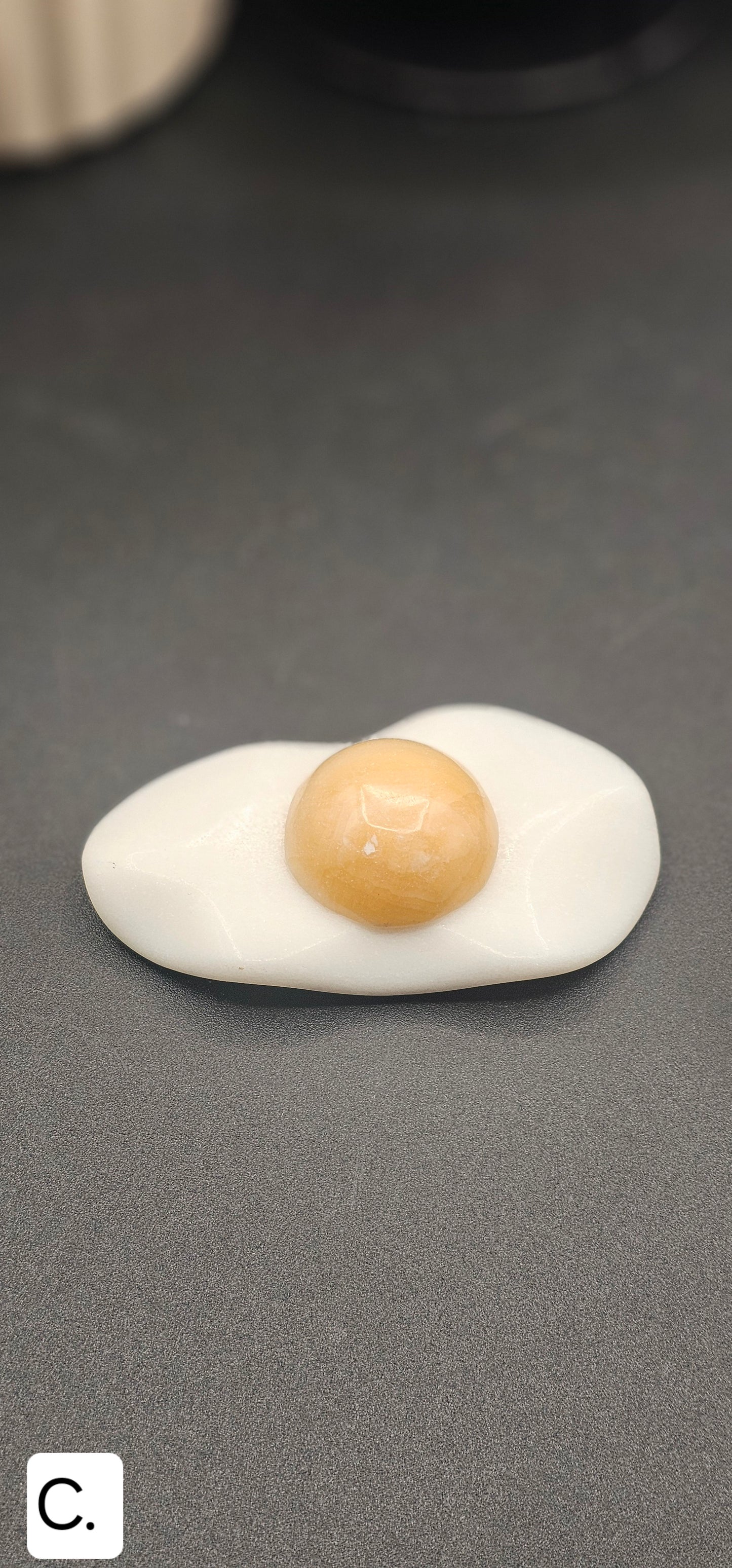 Calcite Fried Egg