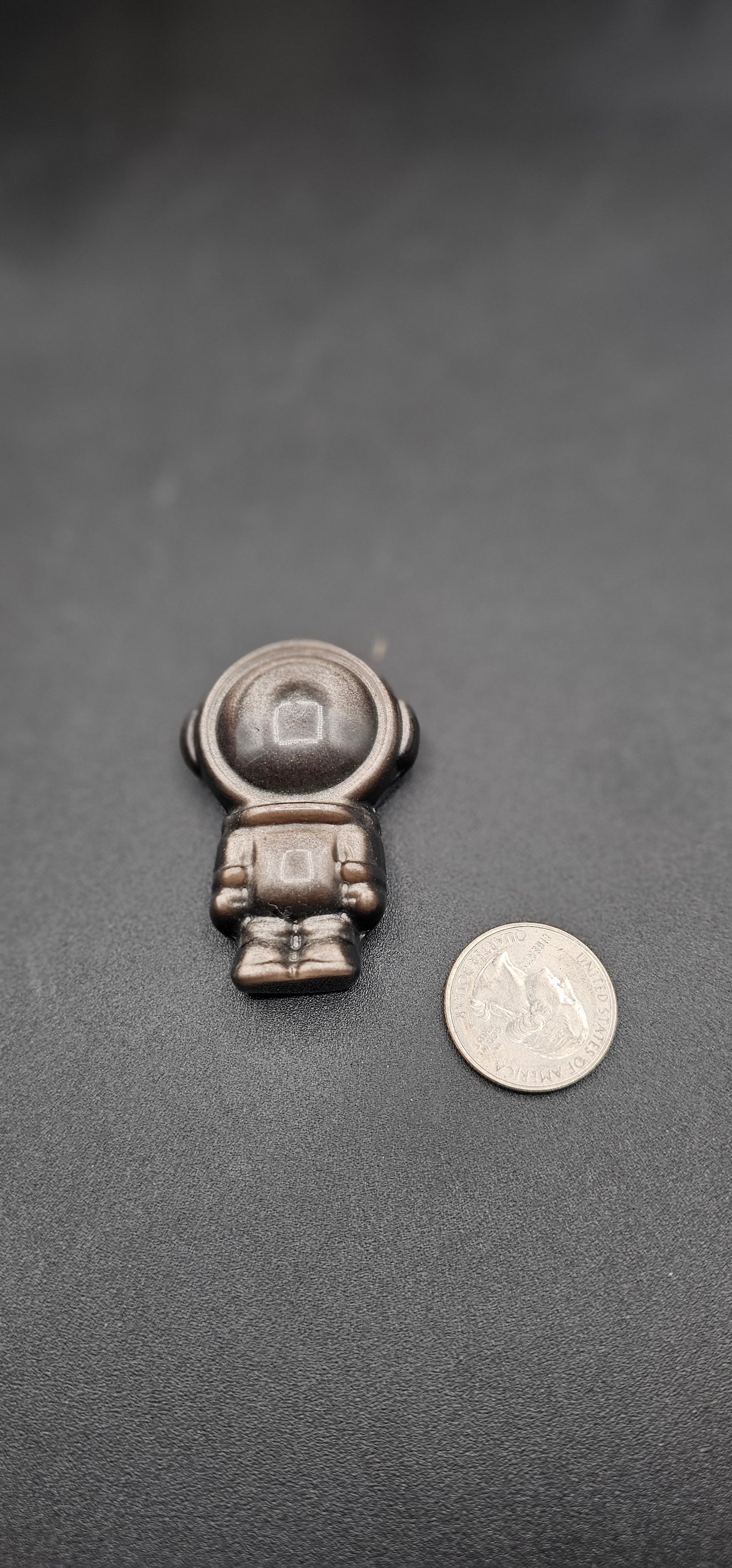 Silver Obsidian Astronaut