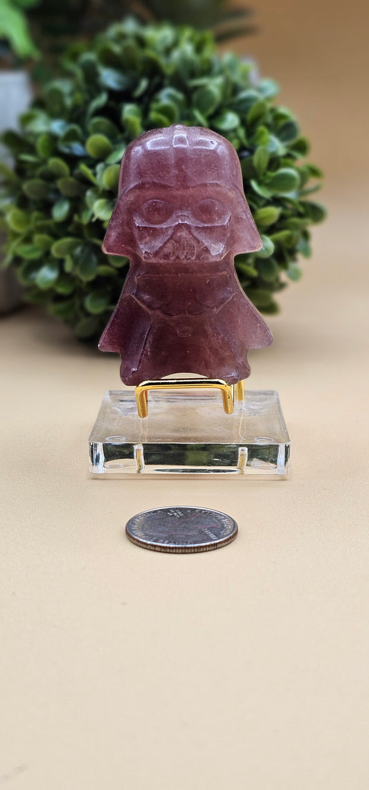 Strawberry Quartz Darth Vader
