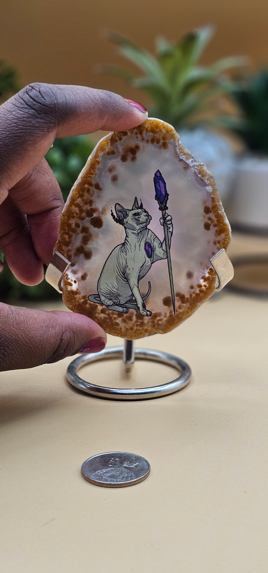 Sphynx Agate Slice
