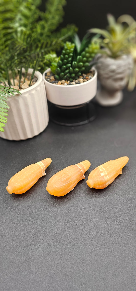 Orange Calcite Corn