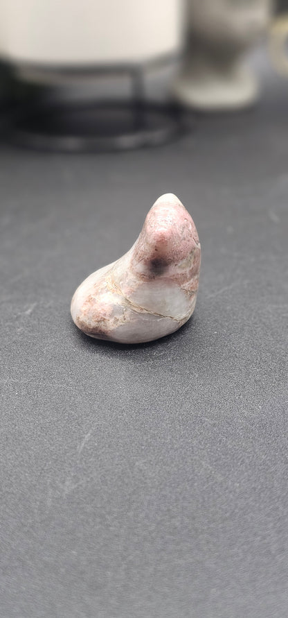 Pink Calcedony Happy Face Ditto