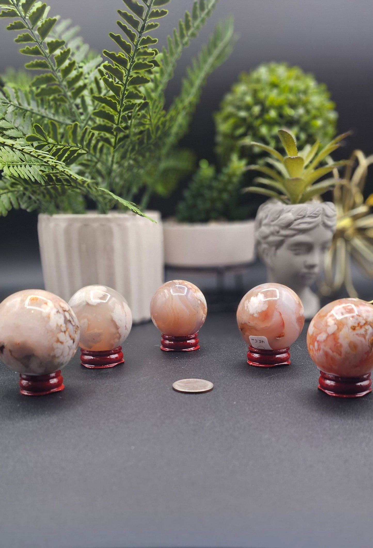 Flower Agate Sphere
