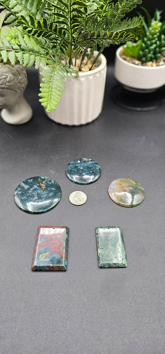 Moss Agate Pendant