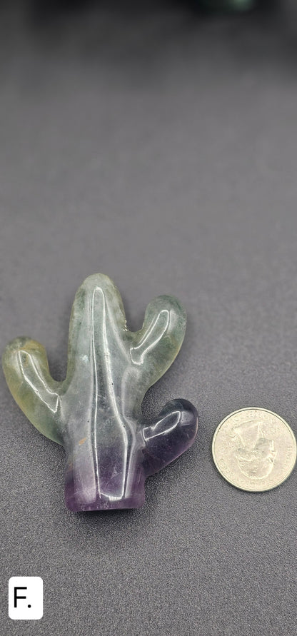 Beautiful Fluorite Saguaro Cactus