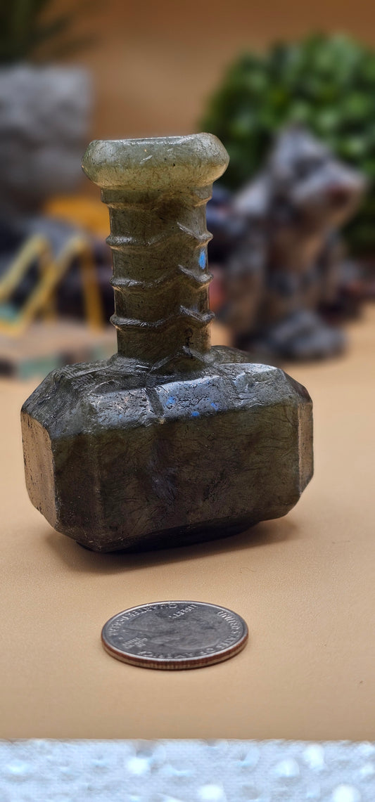 Labradorite Mjolnir (Thors Hammer)