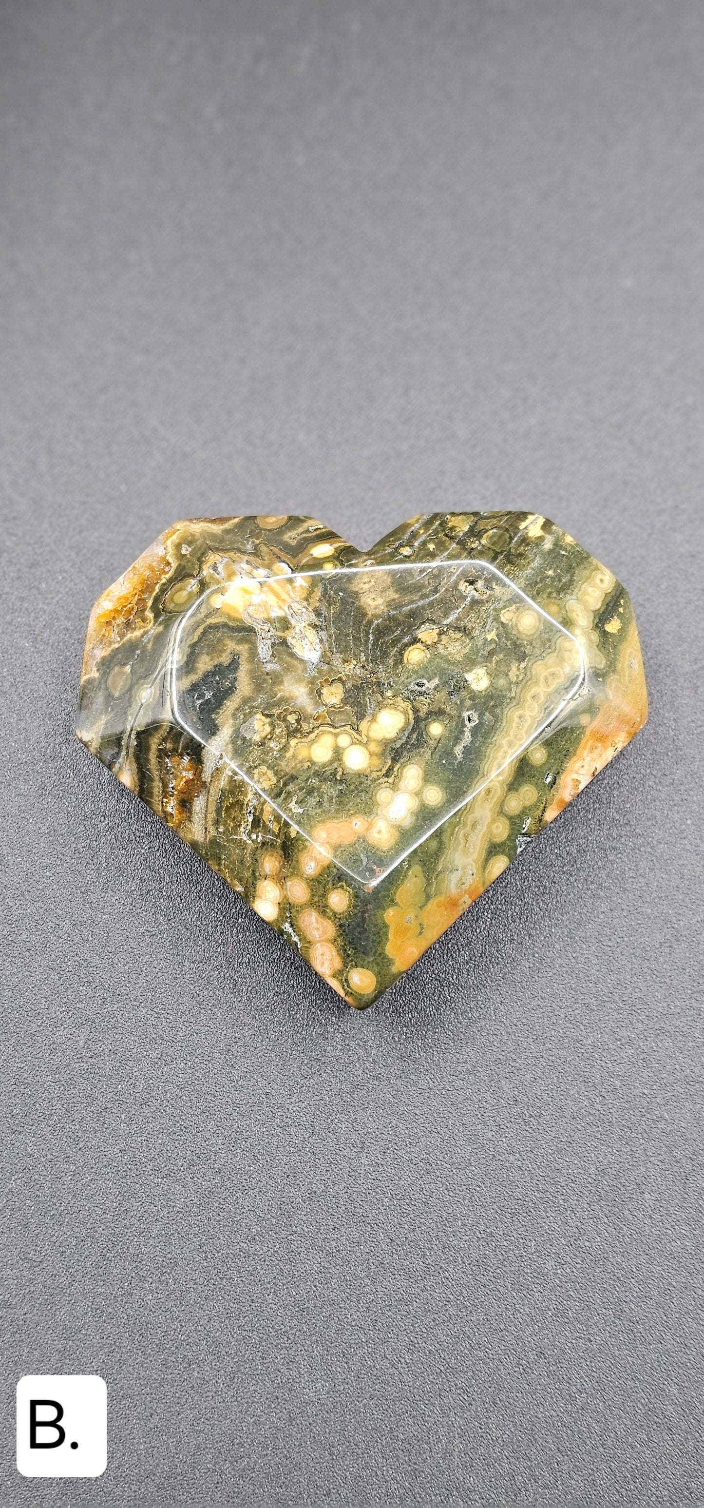 Ocean Jasper Heart