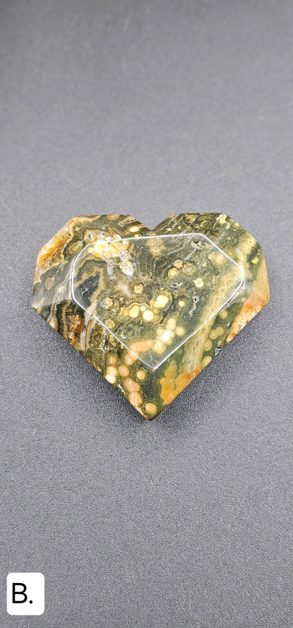 Ocean Jasper Heart