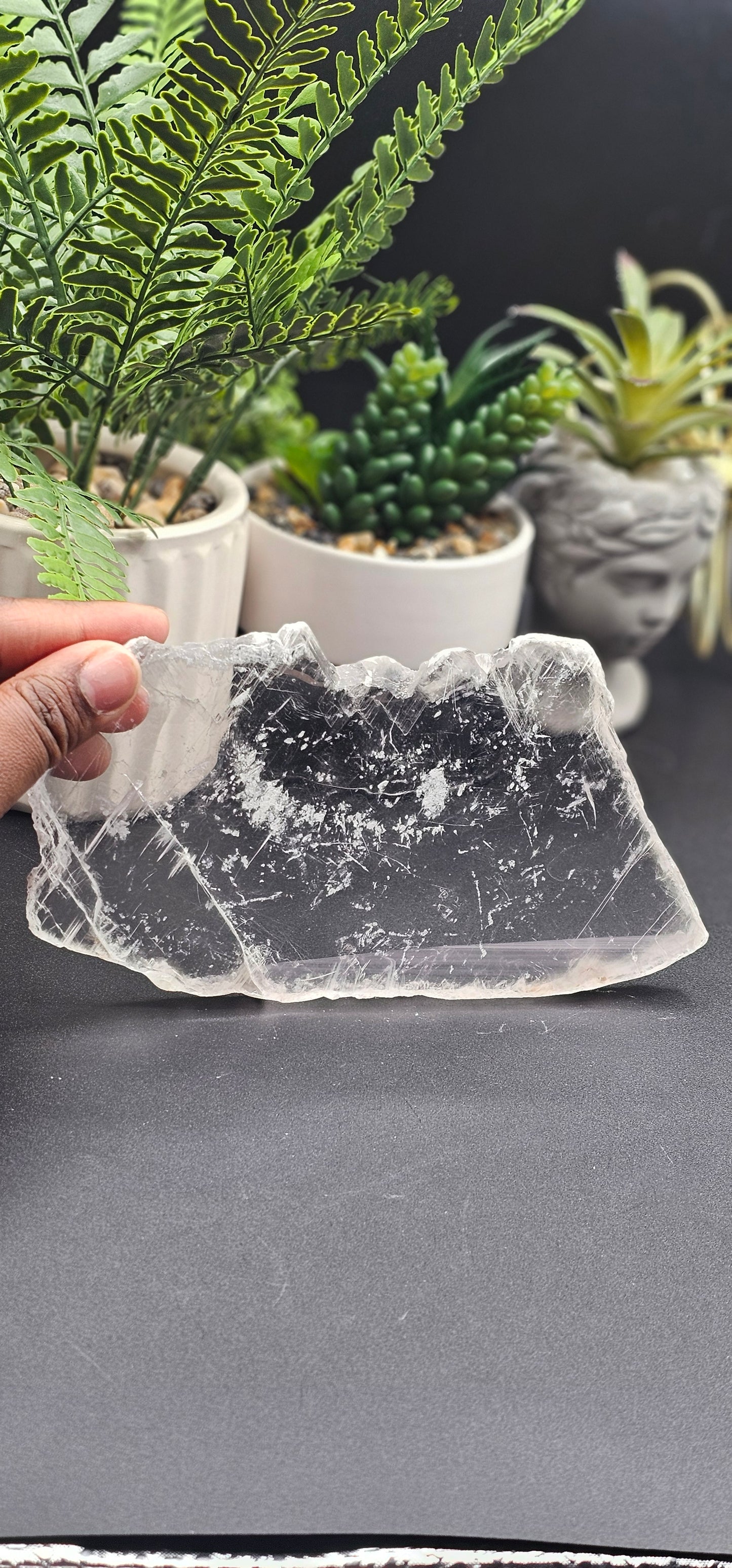 Raw Selenite Plate