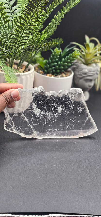 Raw Selenite Plate