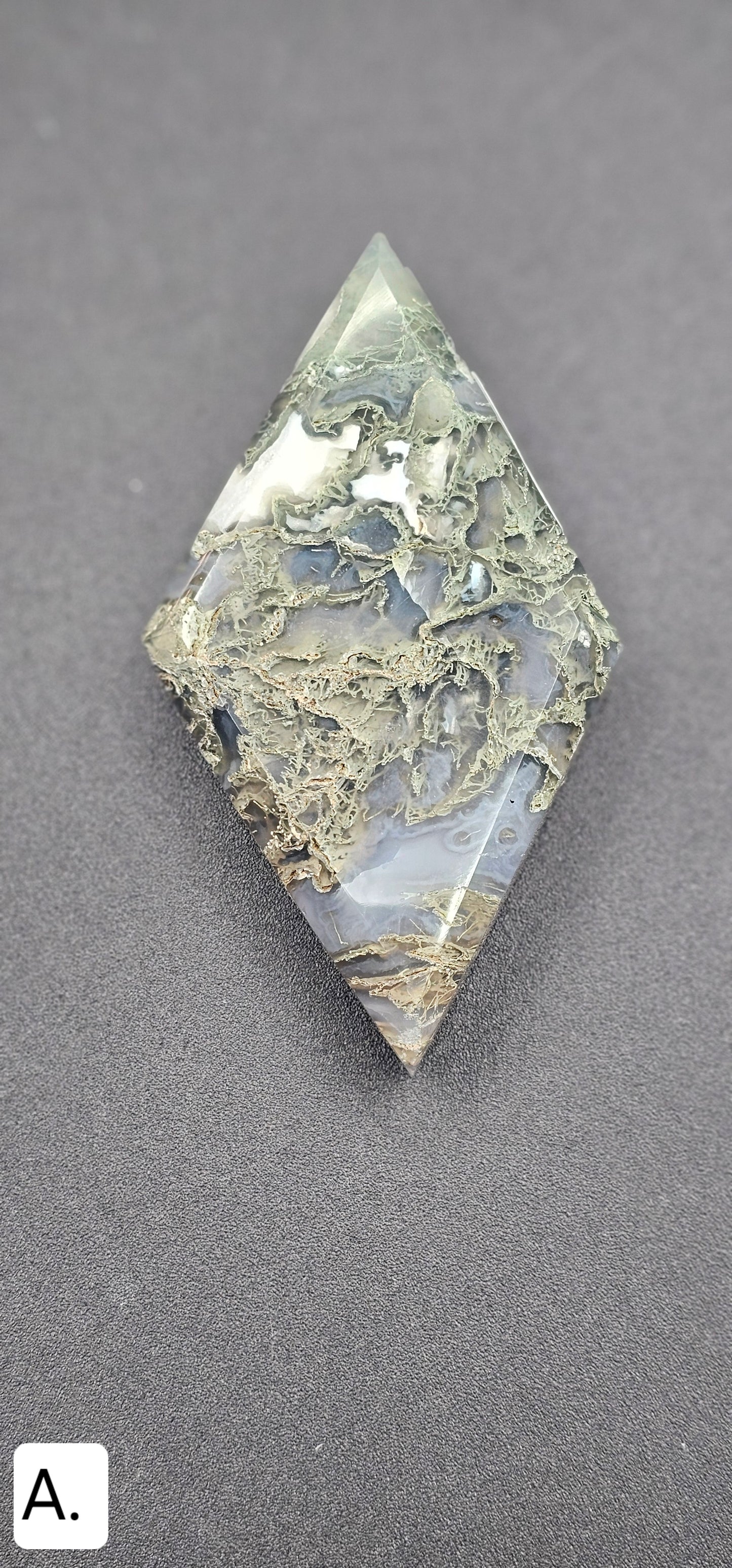 Moss Agate Rhombus
