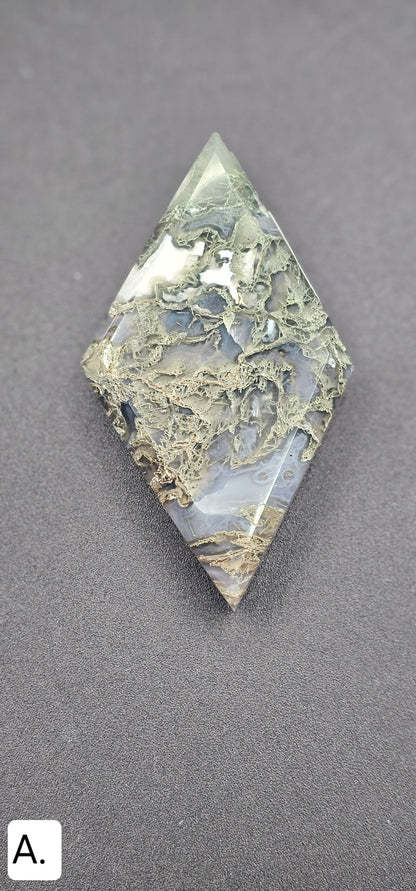 Moss Agate Rhombus