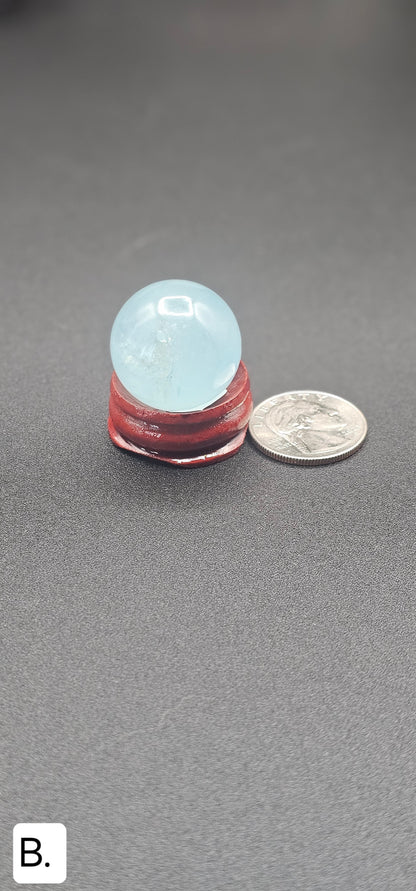 Aquamarine Mini Sphere