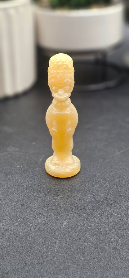 Yellow Calcite Simpsons Family