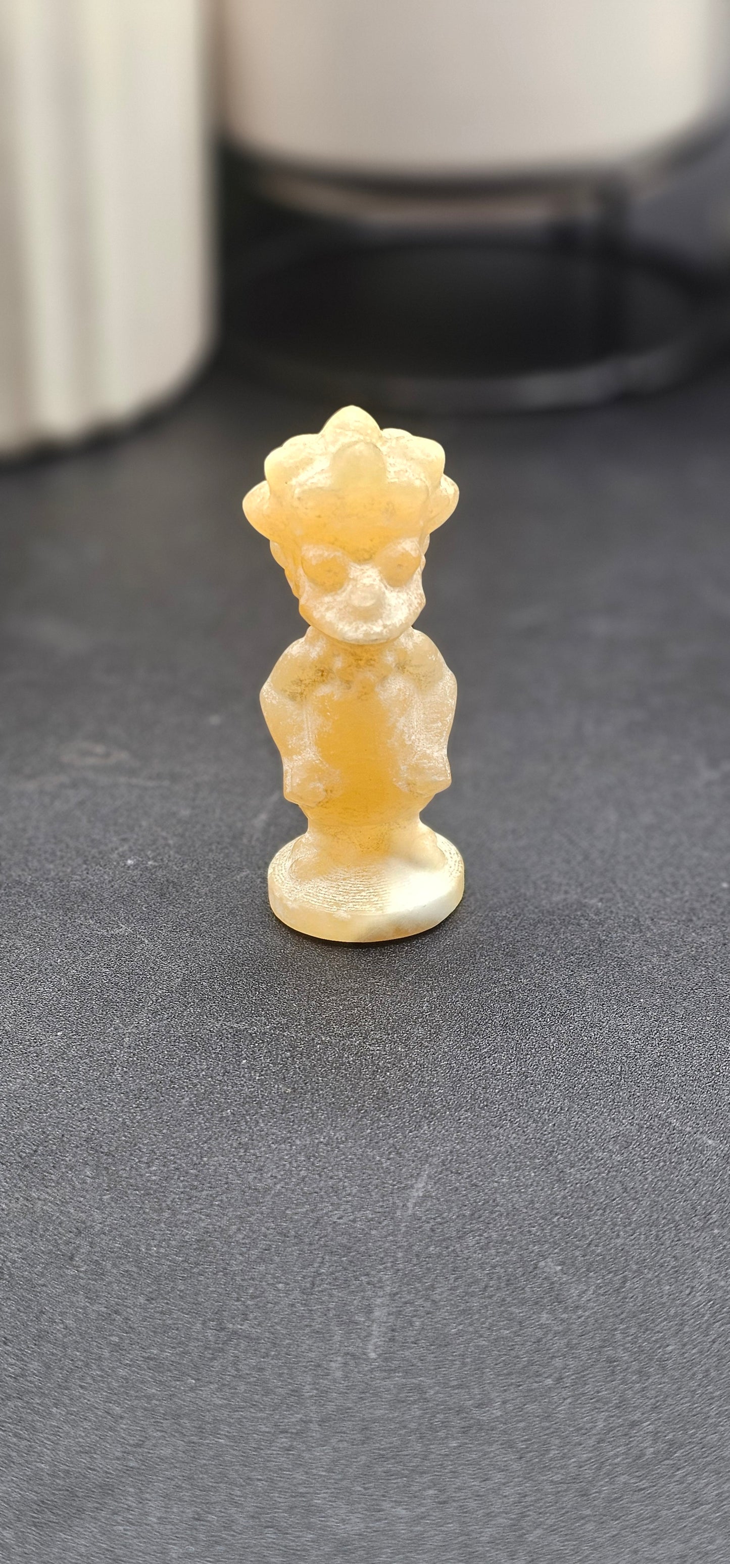 Yellow Calcite Simpsons Family
