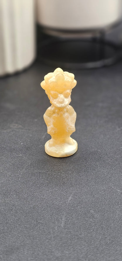 Yellow Calcite Simpsons Family