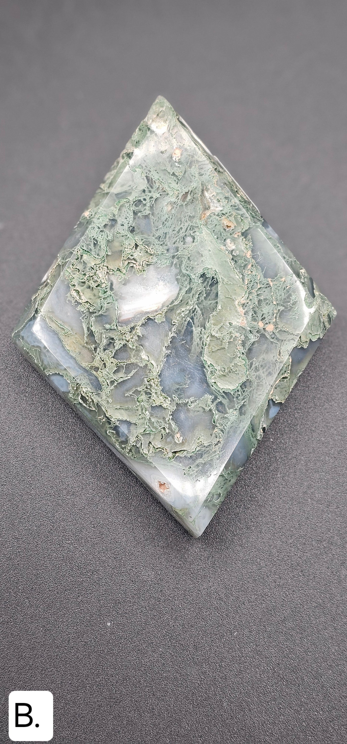 Moss Agate Rhombus