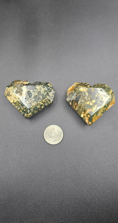 Ocean Jasper Heart