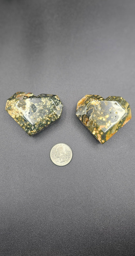 Ocean Jasper Heart
