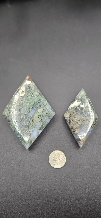 Moss Agate Rhombus