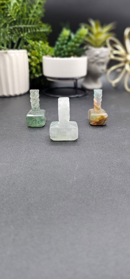 Fluorite Mjolnir *Thors' Hammer*