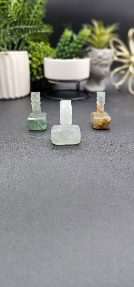 Fluorite Mjolnir *Thors' Hammer*