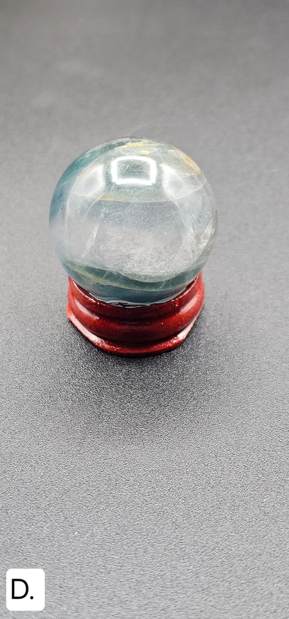 Blue Fluorite Spheres