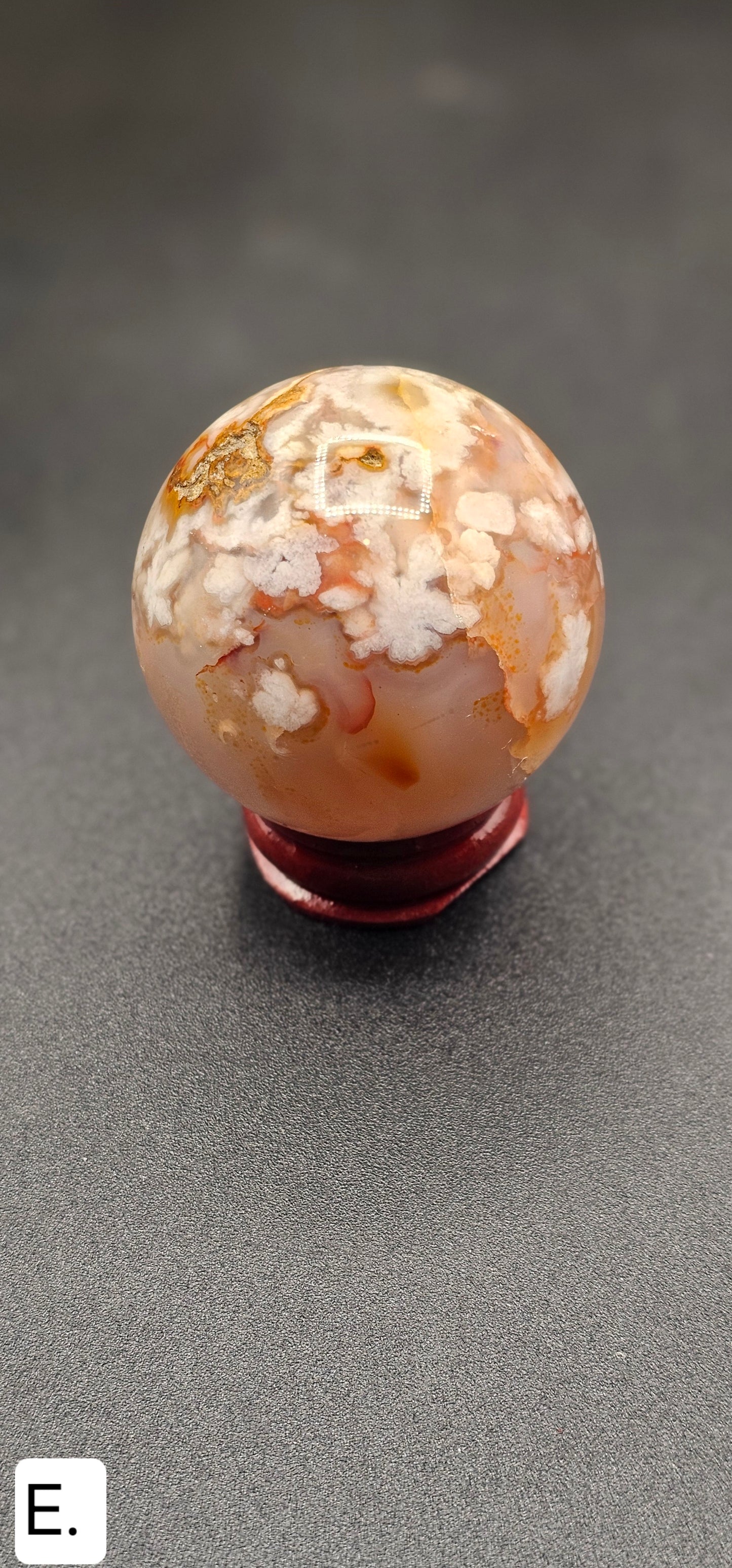 Flower Agate Sphere