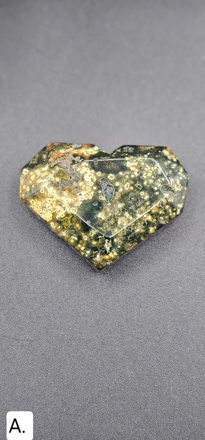 Ocean Jasper Heart