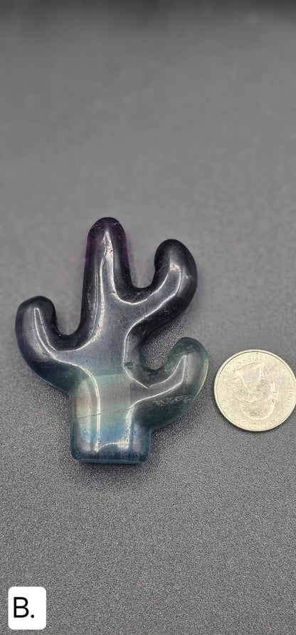 Beautiful Fluorite Saguaro Cactus