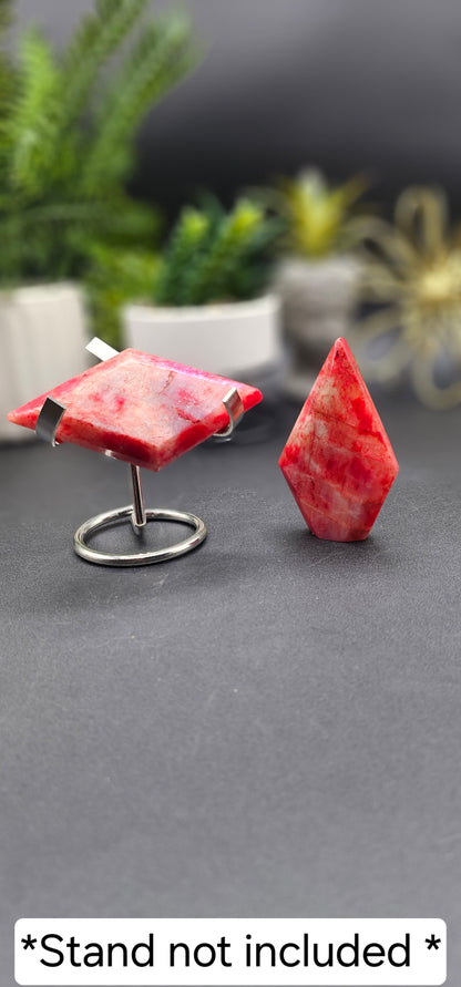 Dyed Red Moonstone Rhombus